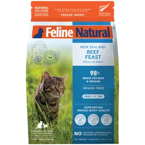 Feline Natural Freeze-Dried Beef Cat Food organic cat food, holistic cat food