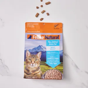 Feline Natural Freeze Dried Beef Feast dry cat food, cat kibble