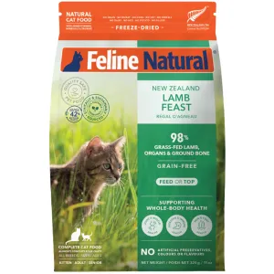 Feline Natural Freeze-Dried Lamb Cat Food organic cat food, holistic cat food