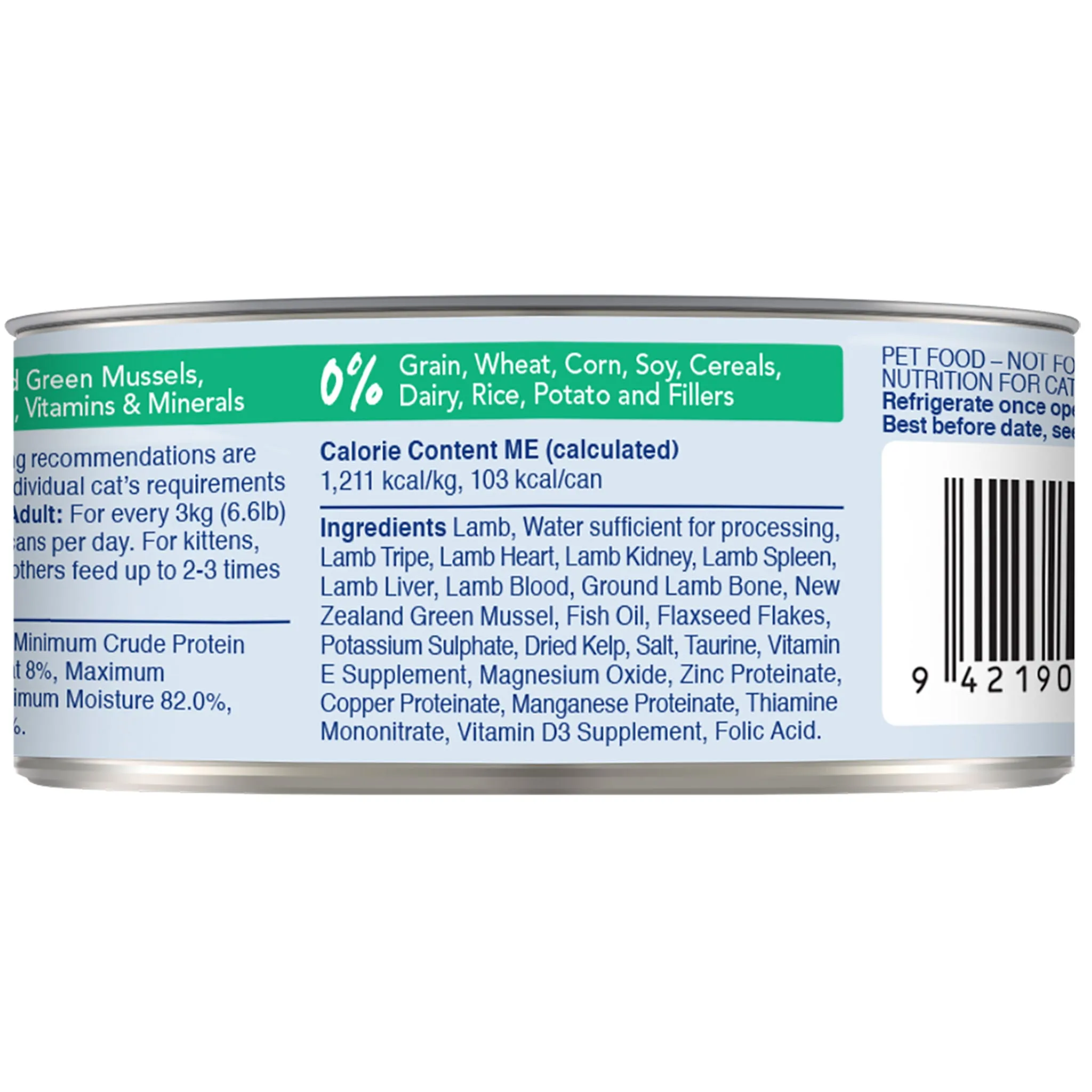 Feline Natural Lamb Feast Canned Cat Food