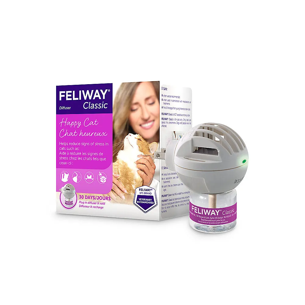 Feliway Classic Plug-in Diffuser Device cat vitamins, cat immune support