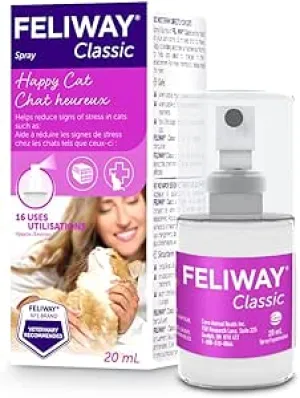 Feliway Classic Spray 20ml cat vitamins, cat immune support