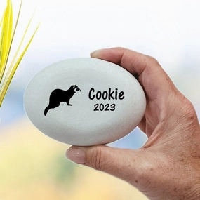 Ferret Memorial Stone- Personalized Ferret Memorial Gift