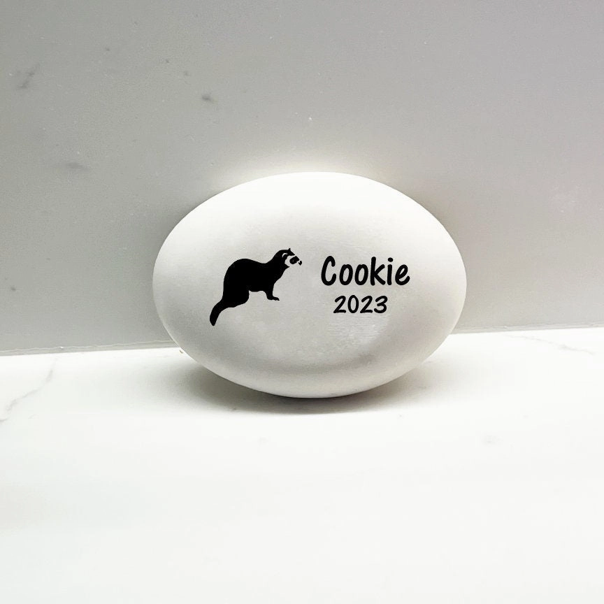 Ferret Memorial Stone- Personalized Ferret Memorial Gift