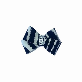 First Place Bow Dog Collar Slider Zebra