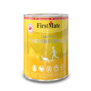 FirstMate Cat Grain Free Cage Free Chicken 12oz adult cat food, best cat food for adults