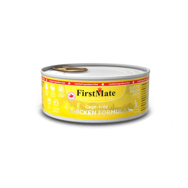 FirstMate Cat Grain Free Cage Free Chicken 5.5oz dry cat food, cat kibble