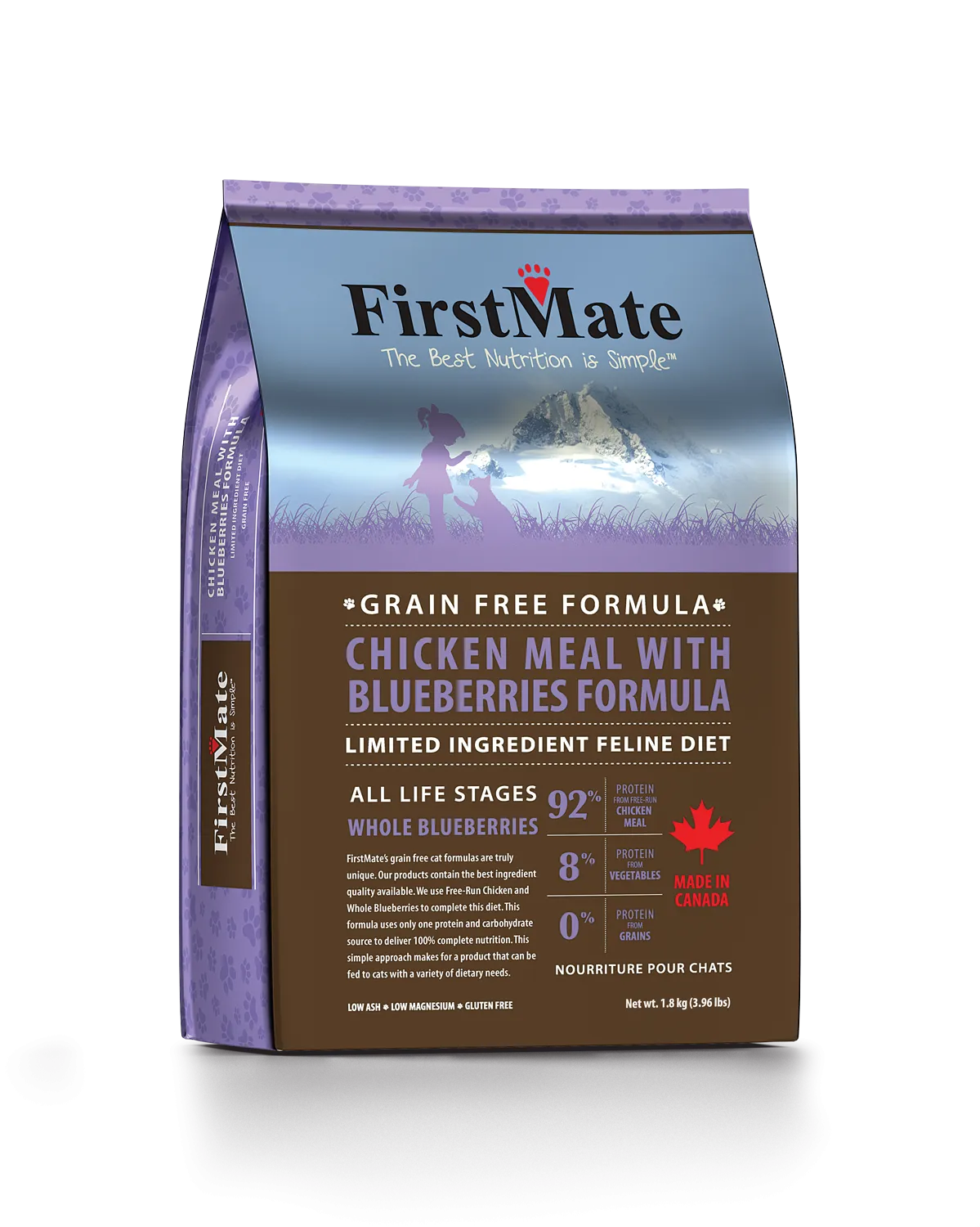 FirstMate Cat Grain Free Chicken With Blueberry dry cat food, cat kibble