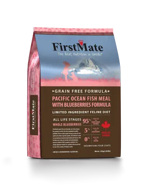 FirstMate Cat Grain Free Pacific Ocean Fish With Blueberry adult cat food, best cat food for adults