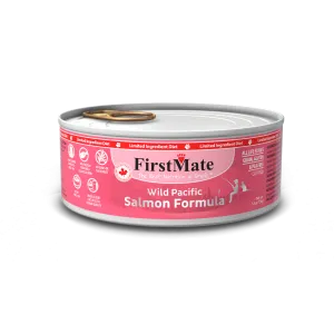 FirstMate Cat Grain Free Wild Pacific Salmon 5.5oz dry cat food, cat kibble