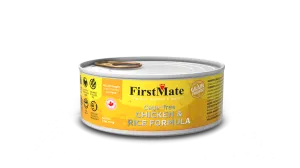 FirstMate Cat Grain Friendly Cage Free Chicken & Rice 5.5oz dry cat food, cat kibble