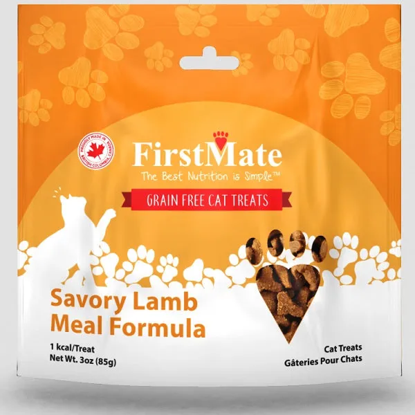 Firstmate Savory Lamb Cat Treat 3oz cat treats, natural cat treats