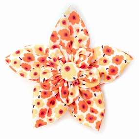Fleurs Dog Collar Flower Yellow dog collar accessory,collar decor