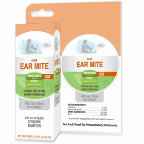 Four Paws Aloe Ear Mite Treatment For Cats multivitamin for cats, daily cat supplements