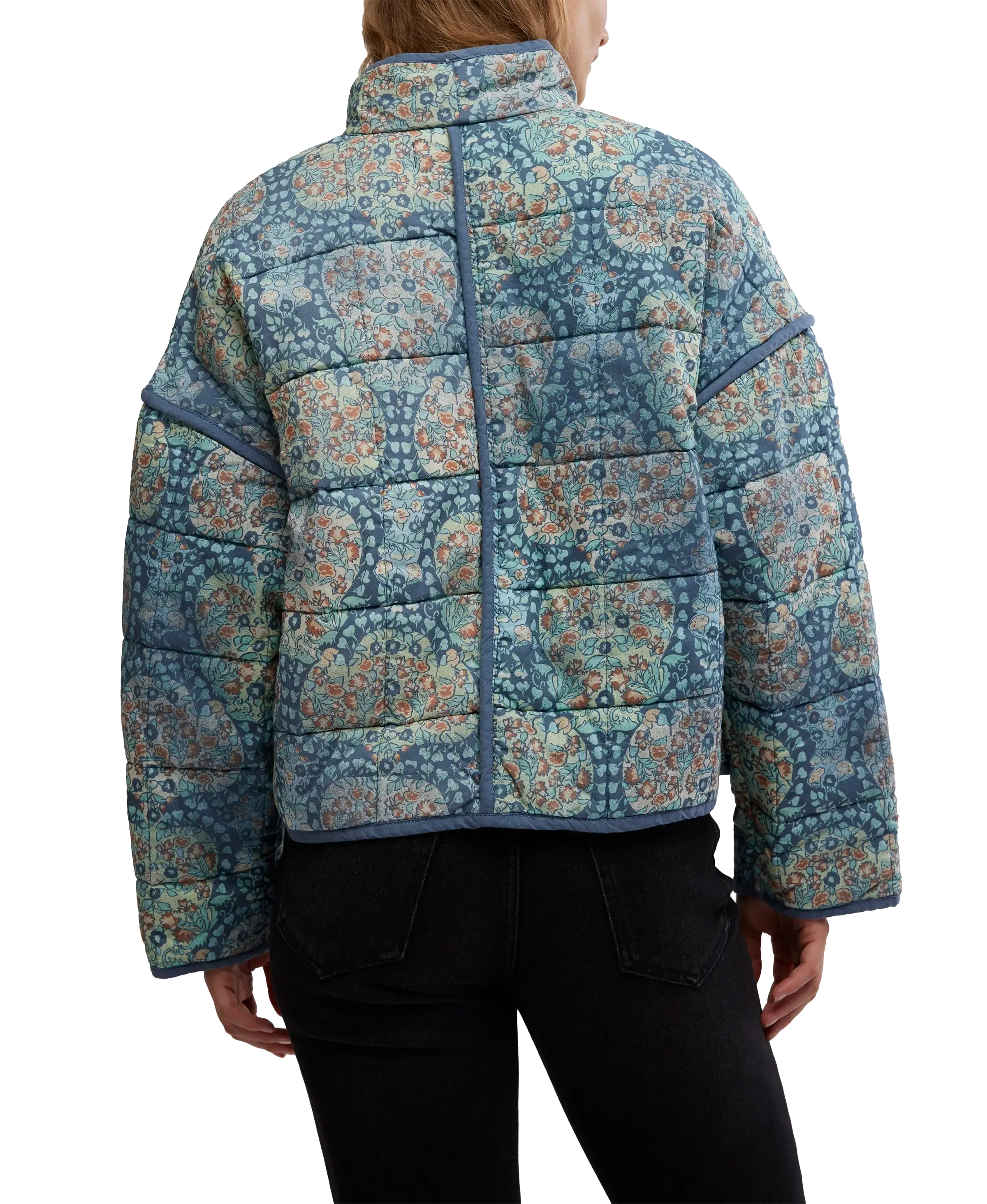 Free People Clothing Chloe Jacket in Husky Combo