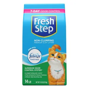 Fresh Step Non-clumping Clay Litter clumping litter for cats, natural cat litter