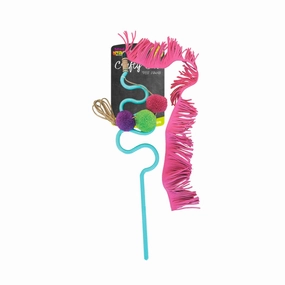 Frisky Fringe Wand interactive cat toys,cat play toys