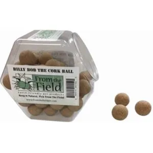 From The Field Billy Bob Mini Max Cork Ball Cat Toy cat essentials, basic cat supplies