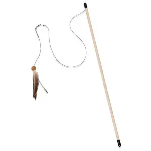 From The Field Freddy's Feather Wand Cat Toy cat essentials, basic cat supplies