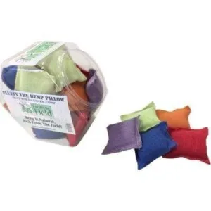 From The Field Mini Max Fluffy The Hemp Pillow-Single Cat Toy catnip toys, feather wand toy