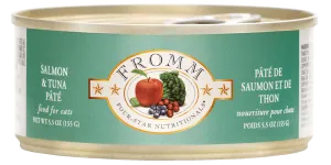 Fromm Cat Salmon & Tuna Pt 5oz adult cat food, best cat food for adults