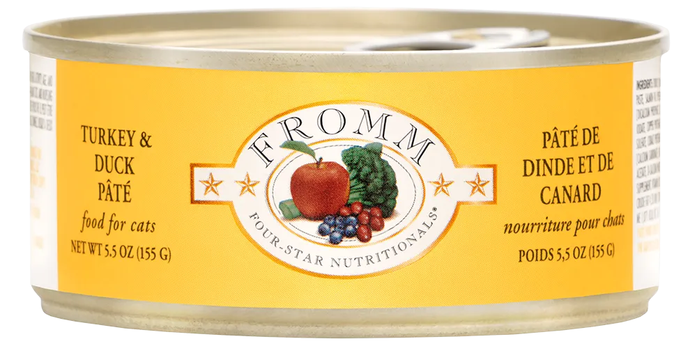 Fromm Cat Turkey & Duck Pt 5oz dry cat food, cat kibble