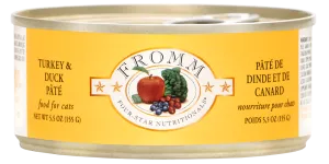 Fromm Cat Turkey & Duck Pt 5oz adult cat food, best cat food for adults