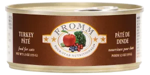 Fromm Cat Turkey Pt 5oz adult cat food, best cat food for adults