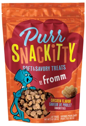 Fromm Chicken Flavor Snackitties Cat Treats soft cat treats, chewy cat snacks