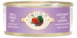 Fromm Four-Star Beef & Venison Pate Canned Cat Food grain free cat food, no grain dry cat food