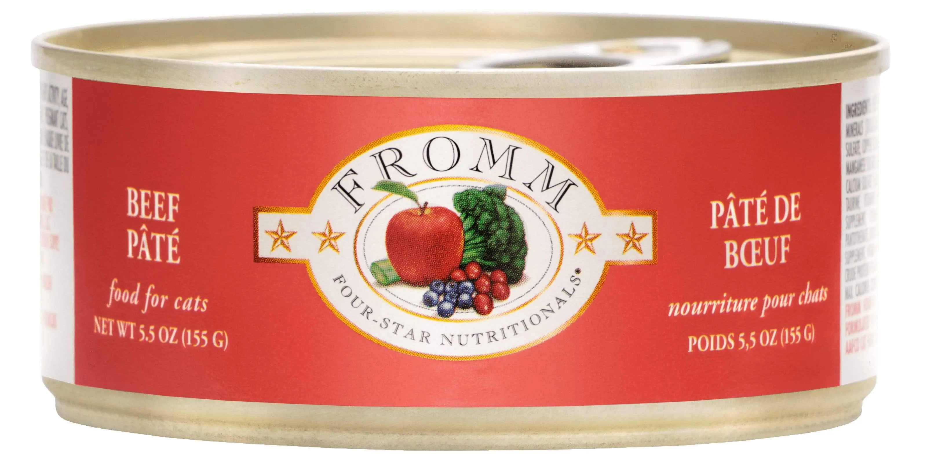 Fromm Four-Star Beef Pt Canned Cat Food wet cat food, canned cat food