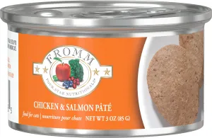 Fromm Four-Star Grain-Free Chicken & Salmon Pate for Cats grain free cat food, no grain dry cat food