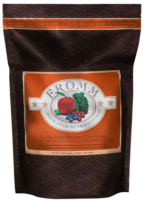 Fromm Four-Star Grain-Free Game Bird Recipe Dry Cat Food indoor dry cat food, healthy cat kibble