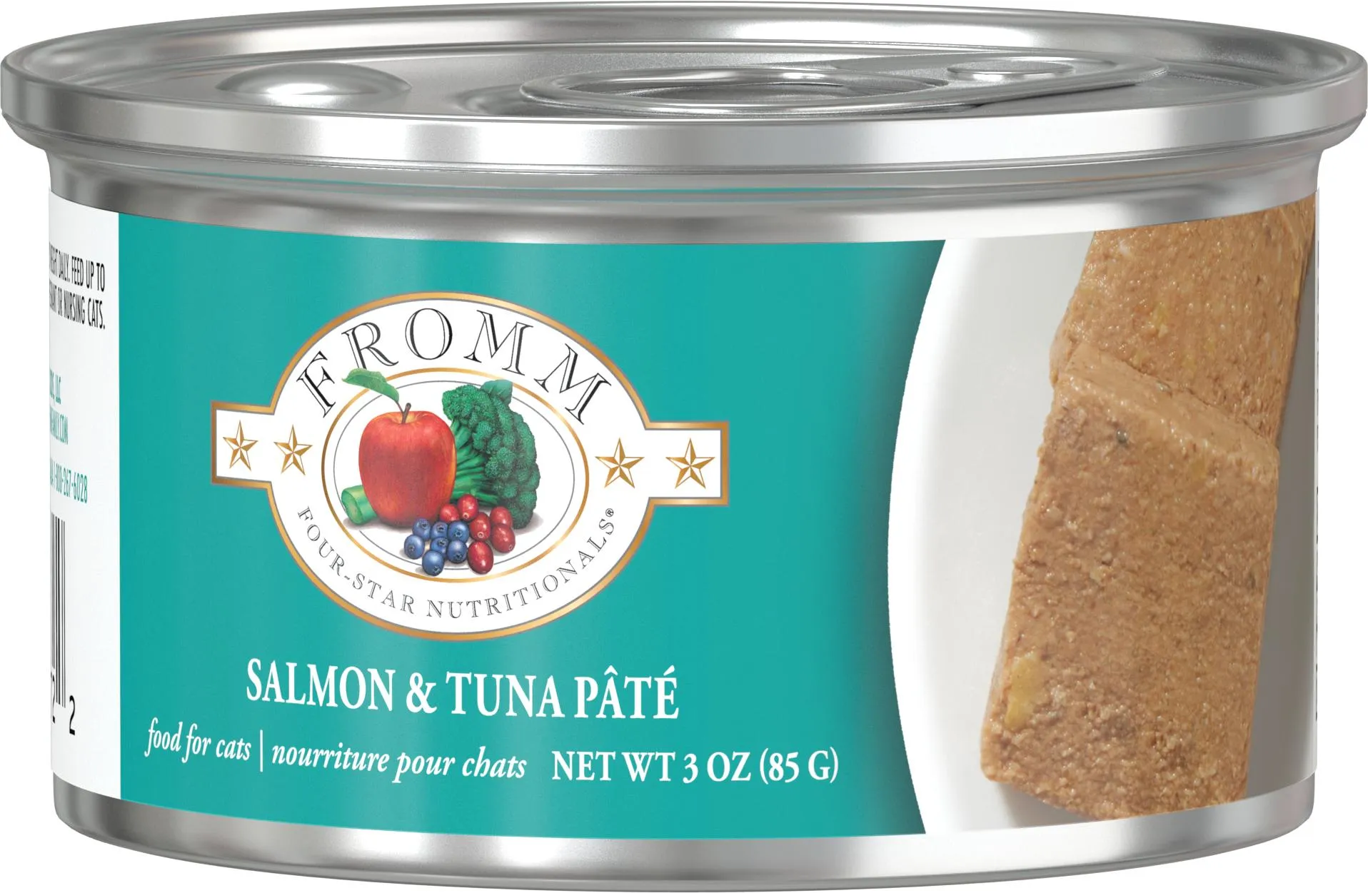 Fromm Four-Star Grain-Free Salmon & Tuna Pate Canned Cat Food healthy cat food, premium dry cat food