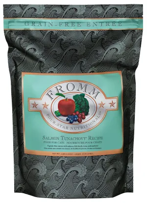 Fromm Four-Star Grain-Free Salmon Tunachovy Recipe Dry Cat Food healthy cat food, premium dry cat food