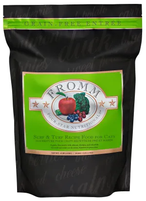 Fromm Four-Star Grain-Free Star Surf & Turf Dry Cat Food indoor dry cat food, healthy cat kibble