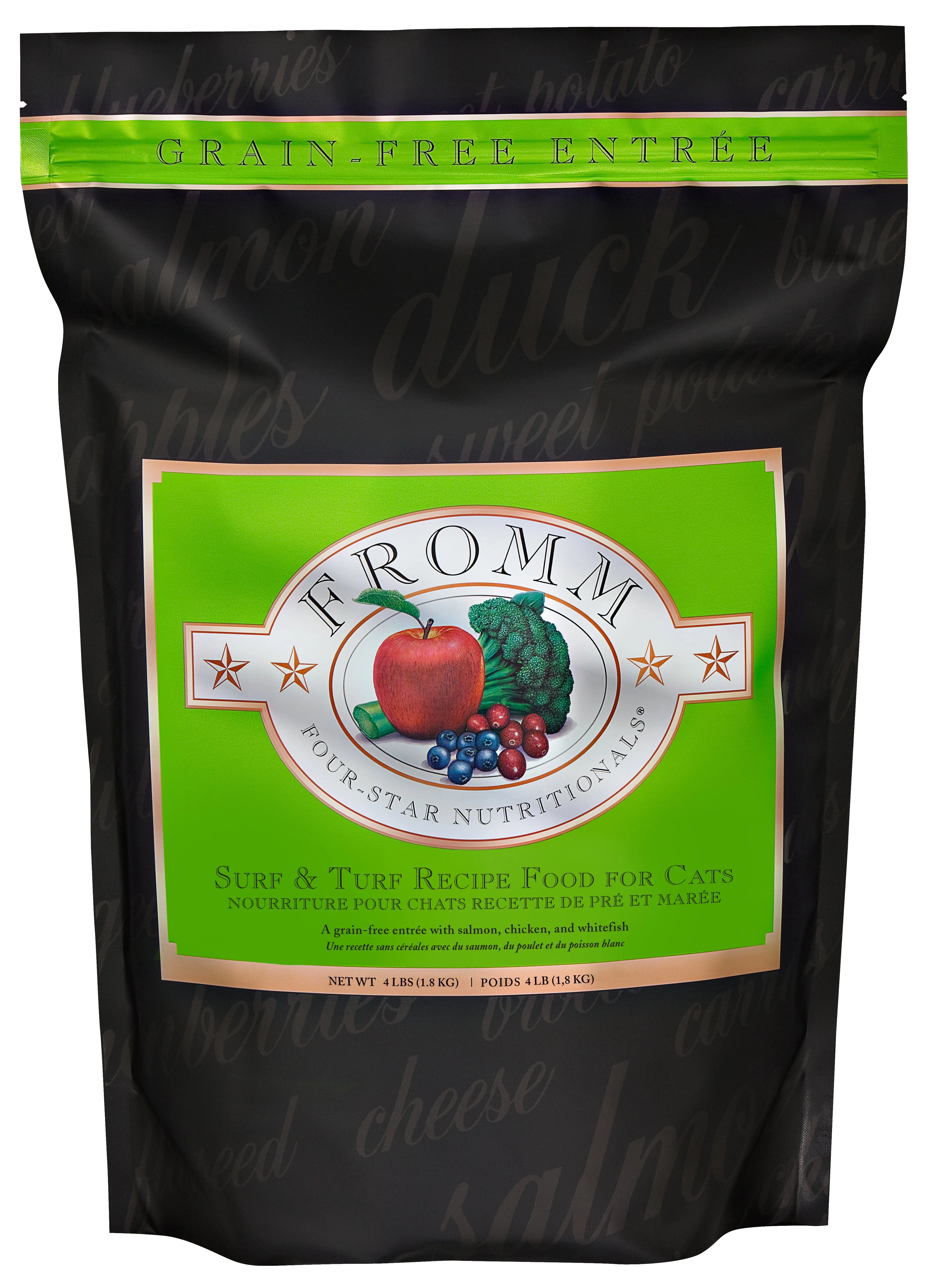 Fromm Four-Star Grain-Free Star Surf & Turf Dry Cat Food grain free cat food, no grain dry cat food