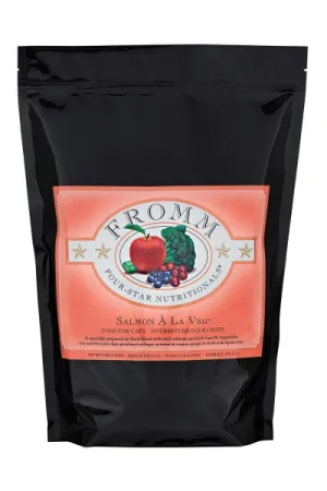 Fromm Four-Star Salmon A La Veg Dry Cat Food healthy cat food, premium dry cat food