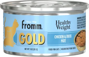 Fromm Gold Healthy Weight Chicken & Duck Pate Canned Cat Food wet cat food, canned cat food