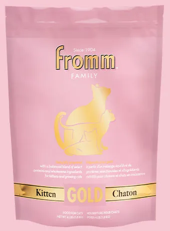 Fromm Kitten Gold kitten care supplies, kitten milk replacer