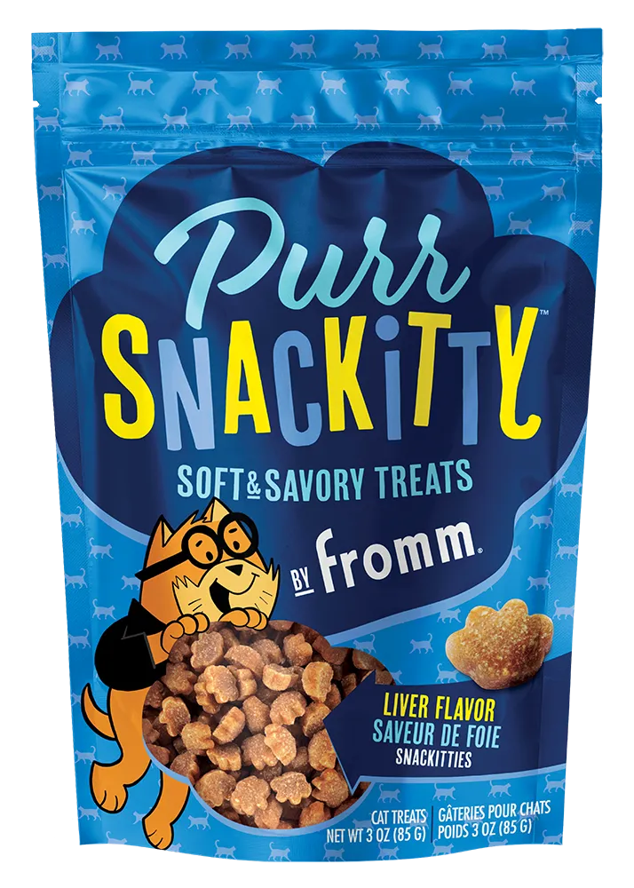 Fromm Liver Flavor Snackitties Cat Treats soft cat treats, chewy cat snacks