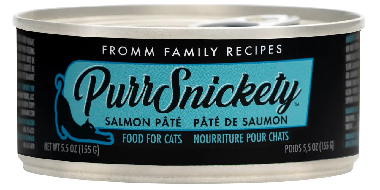 Fromm Purrsnickety Salmon Pate for Cats wet cat food, canned cat food
