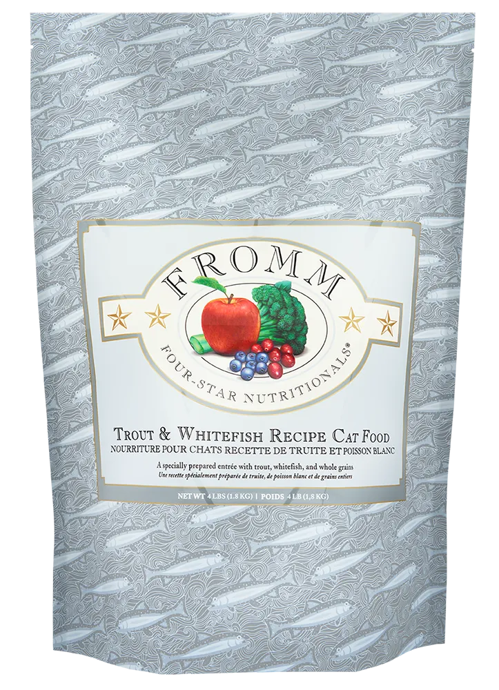 Fromm Trout & Whitefish Cat Recipe adult cat food, best cat food for adults
