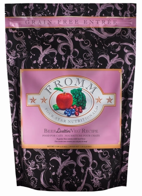 Fromm Beef Livttini Veg Cat Recipe adult cat food, best cat food for adults