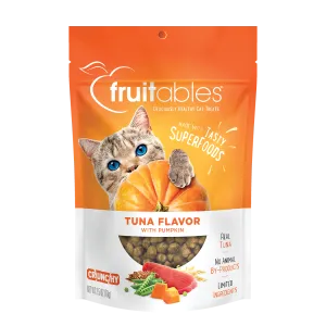 Fruitables Crunchy Tuna Flavor with Pumpkin Cat Treats 70g cat treats, natural cat treats