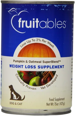 Fruitables Pumpkin Superblend Weight Loss Dog & Cat Supplement cat vitamins, cat immune support