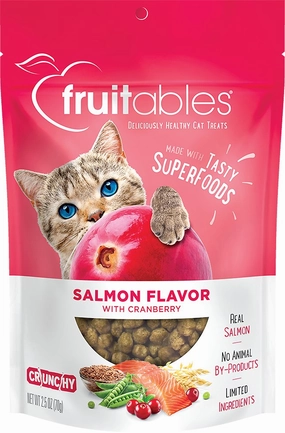 Fruitables Salmon Flavor with Cranberry Cat Treats adult cat food, best cat food for adults