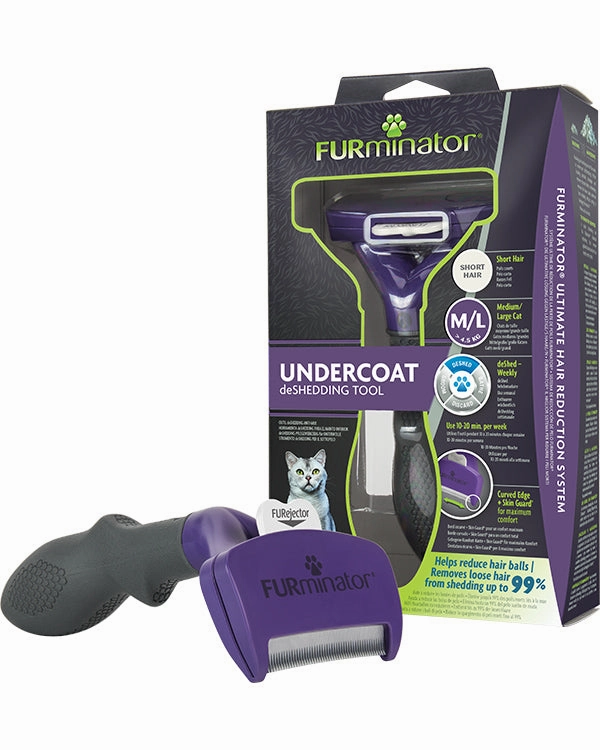 Furminator DeShedding Tool for Short Haired Large Cats adult cat food, best cat food for adults