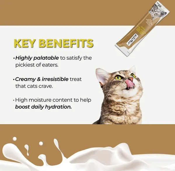 Fussie Cat Chicken with Beef in Goat Milk Puree Lickable Cat Treats