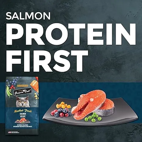 Fussie Cat Market Fresh Grain Free Salmon Recipe Dry Cat Food